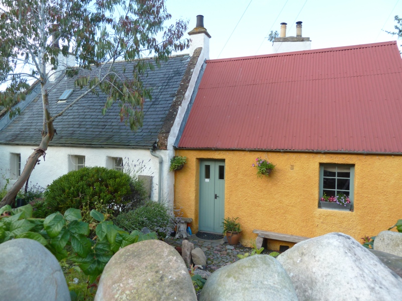 Colourful Cromarty cottage