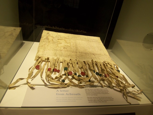 A copy of the Declaration of Arbroath 