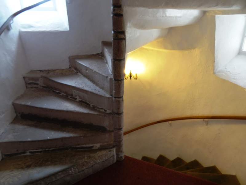 Traquair_spiral_stairways