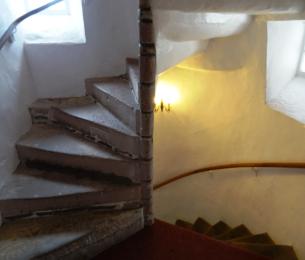 Traquair_spiral_stairways