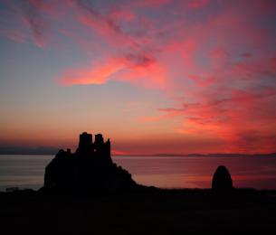 DunureCastleSunset