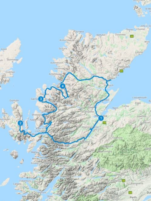 driving tour of scotland