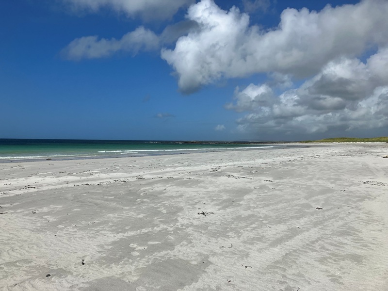Just one of the many spectacular beaches on South Uist