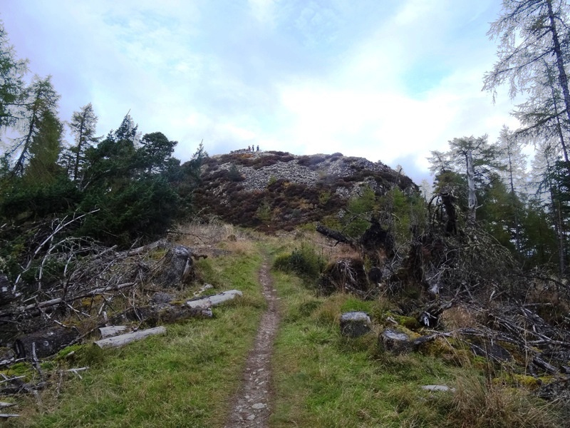 Approach to Dun da Lamh Hillfort