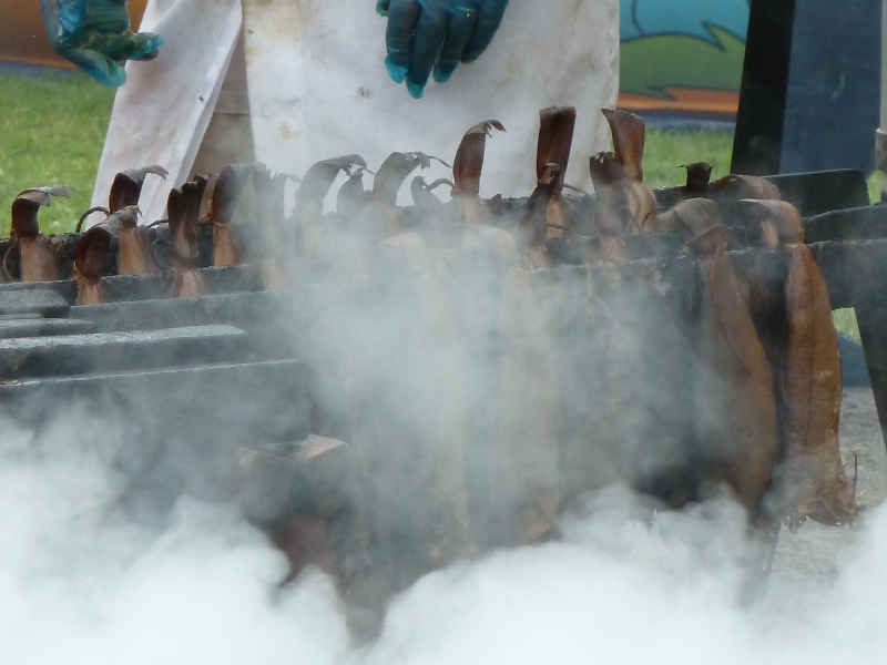 Arbroath Smokies fresh from being smoked