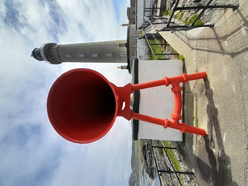 Big Red Fog Horn at Ardnamurchan Lighthouse