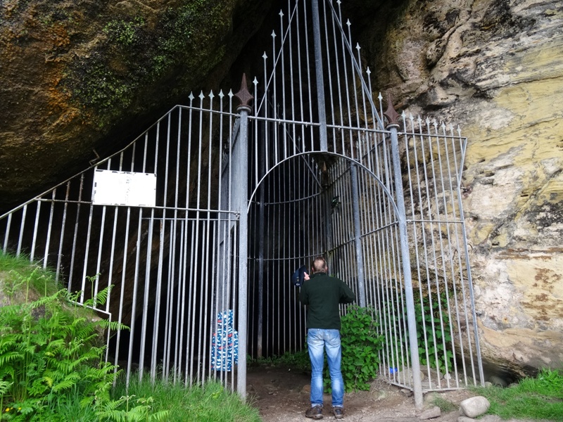Entrance of the King's Cave on Arran