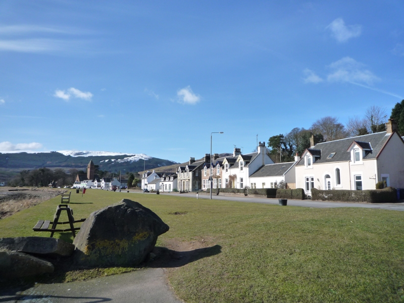 Lamlash village on Arran