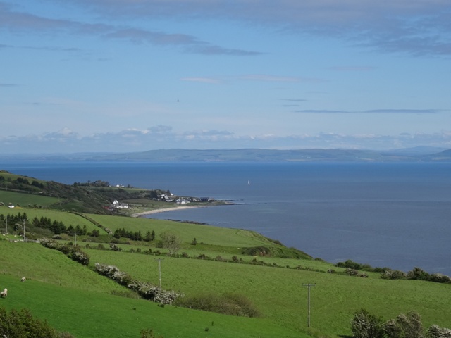 Southern Arran's rolling farmland