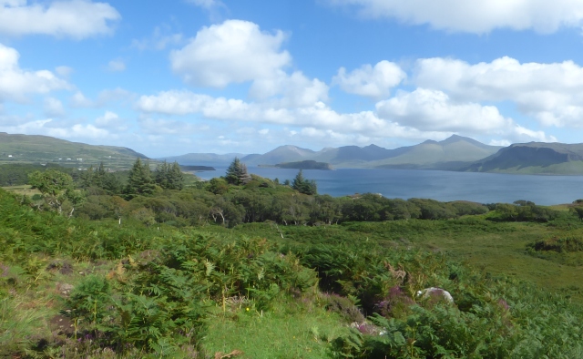 Viewpoint on Ulva looking east towards Ben More on Mull