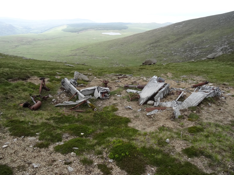 B24 Liberator wreckage on Beinn Nuis, Arran