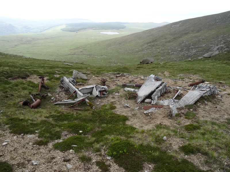 WW2 B24 Liberator crash site on Arran