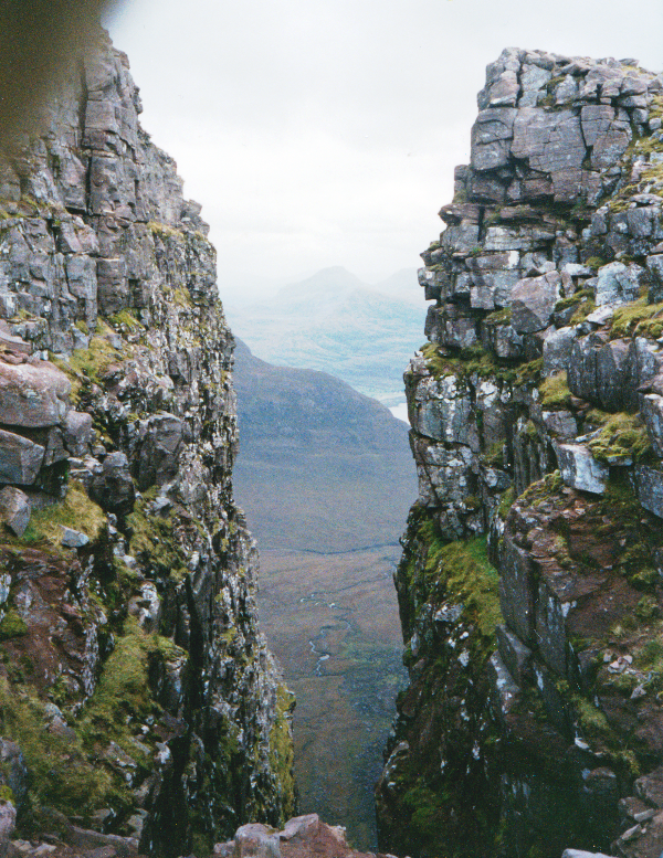 Gully of Eag Dubh on Beinn Alligin