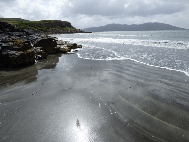 Black Sand beach on Mull