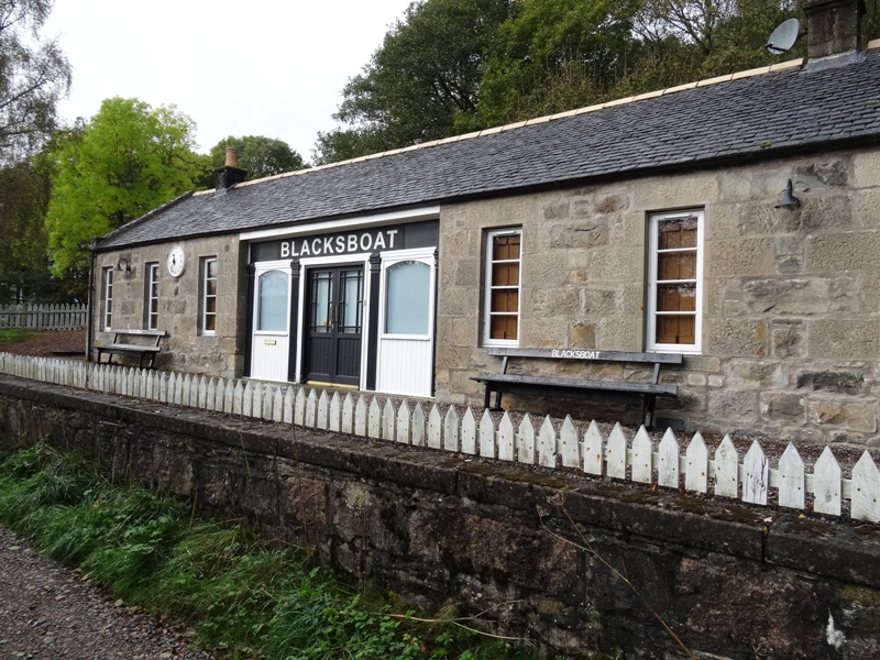 Blacksboat Train station on the Speyside Way