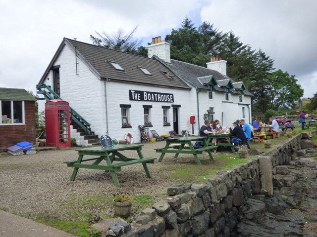 Boathouse restaurant on Ulva