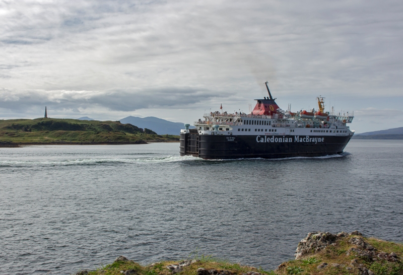 Calmac Ferry leaving Oban