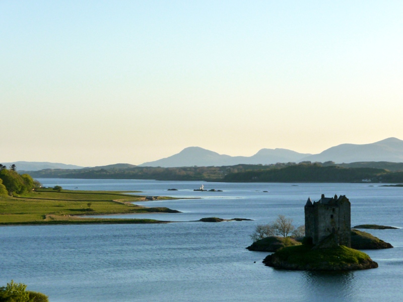 Castle Stalker on the Argyll Coast near Appin