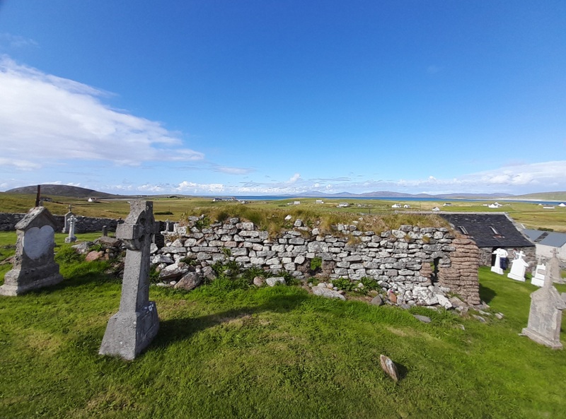Cille Barra ruins at Eoligarry