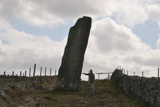 Clach an Truiseil tallest standing stone in Scotland