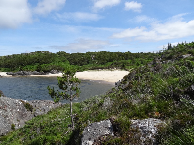 Cul na Croise Beach in Moidart