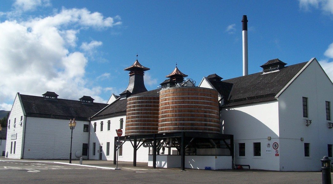 Dalwhinnie Distillery wooden cooling tanks