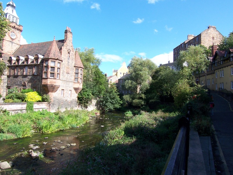 Dean Village on the Water of Leith