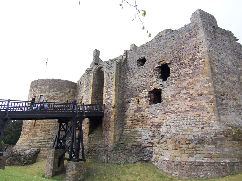 Dirleton Castle main entrance