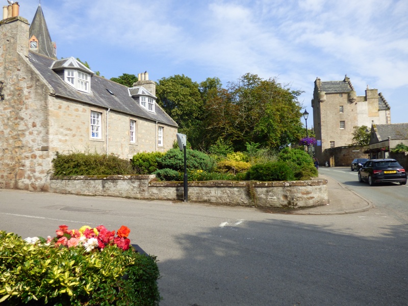 Dornoch Castle Street with view of castle