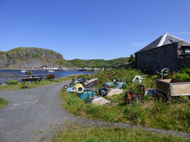 Easdale Wheel Barrows by the pier