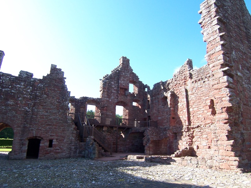 Courtyard of Edzell Castle