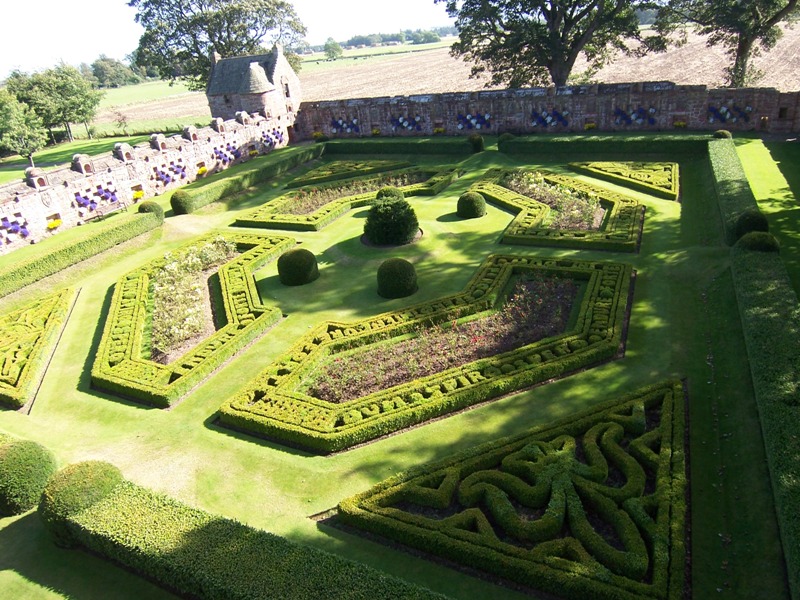 Walled Garden at Edzell Castle