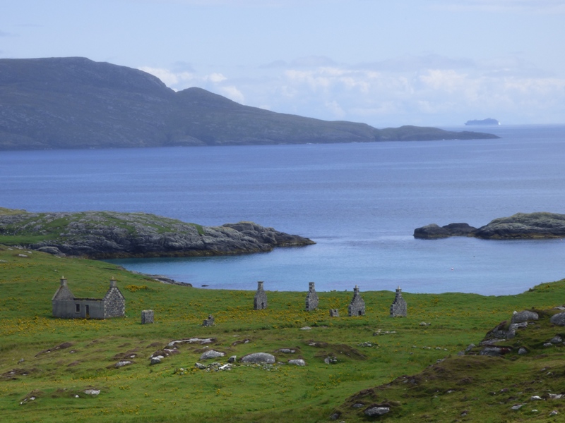 Eorasdail abandoned village on Vatersay