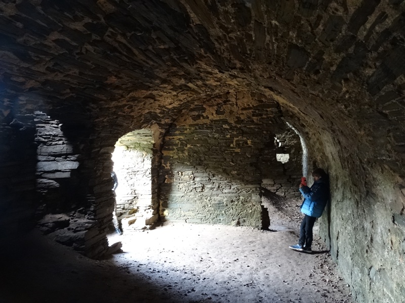Findlater castle vaults