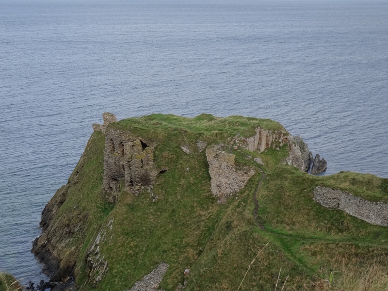 Findlater Castle photographed from viewpoint