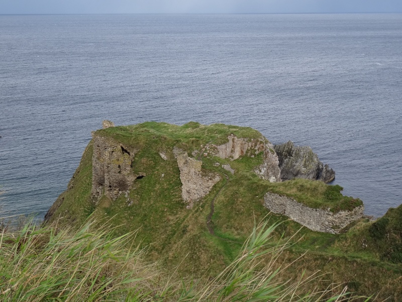 Findlater Castle from the cliff top viewpoint