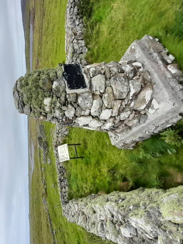 Memorial at the birthplace of Flora MacDonald on South Uist