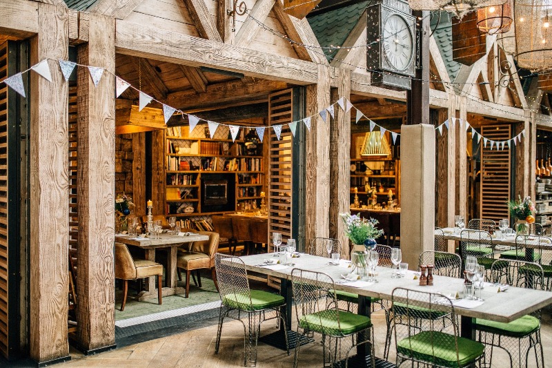 Groovy interior of Forgan's restaurant in St Andrews