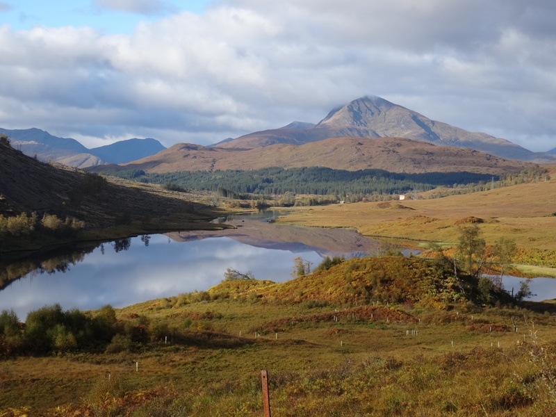 Looking west towards Loch Poulary