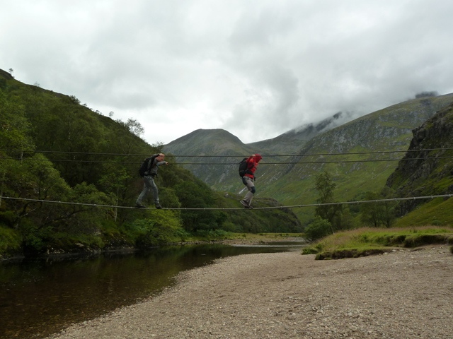 Glen Nevis wire bridge 