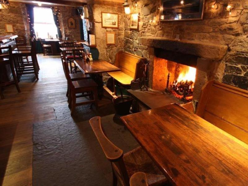 Interior of the Glue Pot pub in Connel