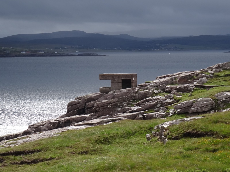 Gun Battery overlooking Loch Ewe at Rubha nan Sasan