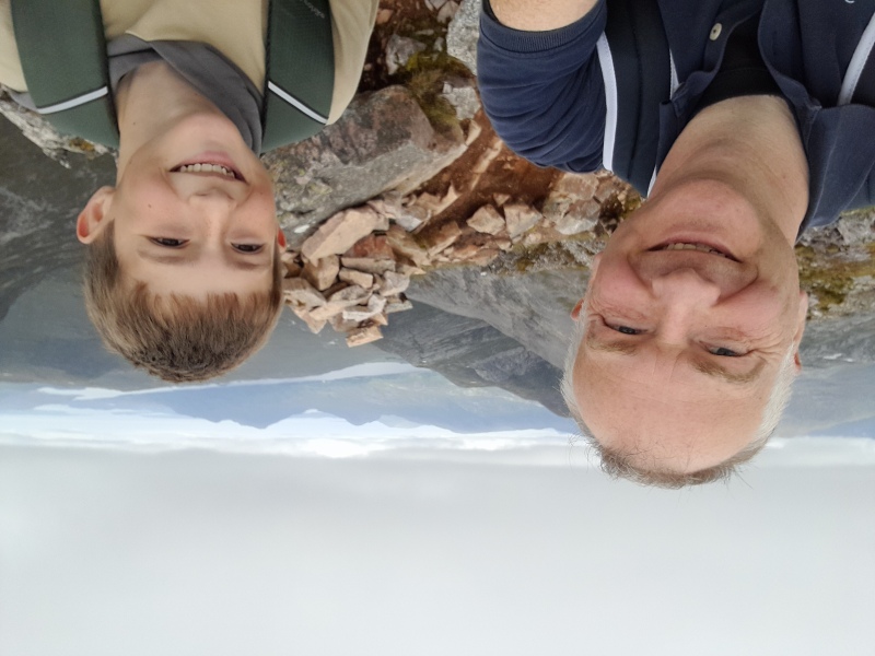 Happy Hikers at the summit of Beinn Eighe