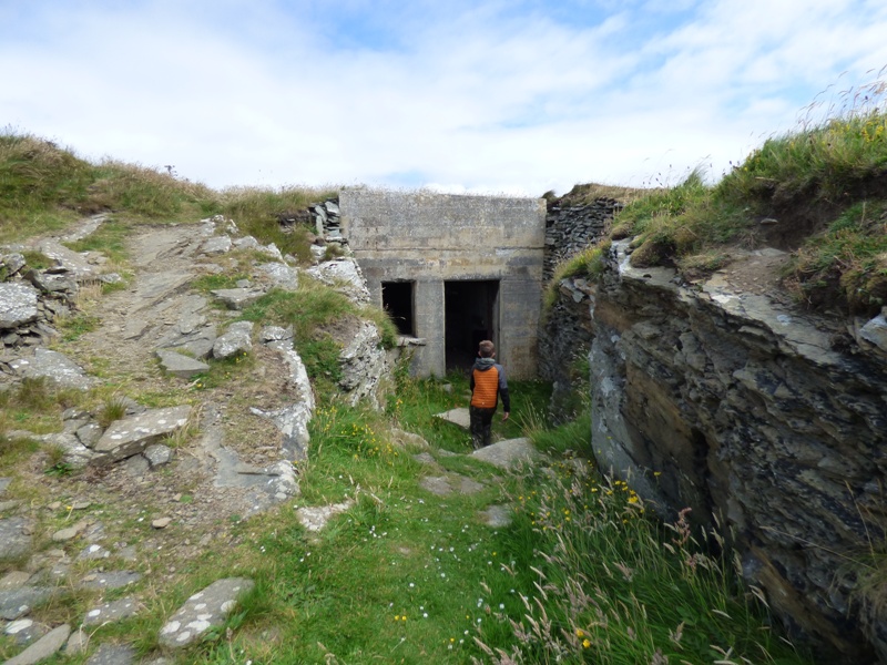 Exploring the network of underground installations at Hoxa Head Gun Battery
