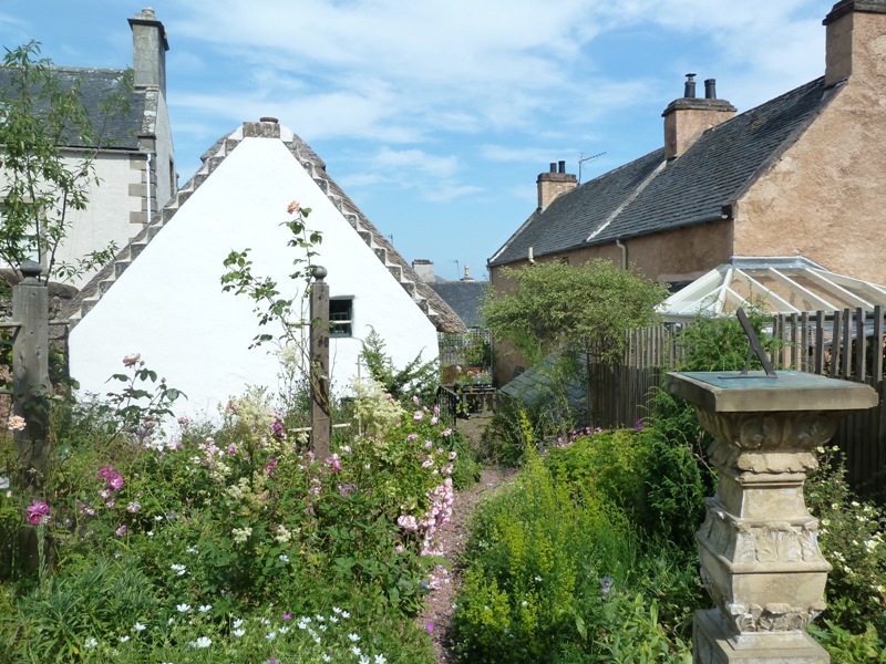 Garden of Hugh Miller's cottage in Cromarty