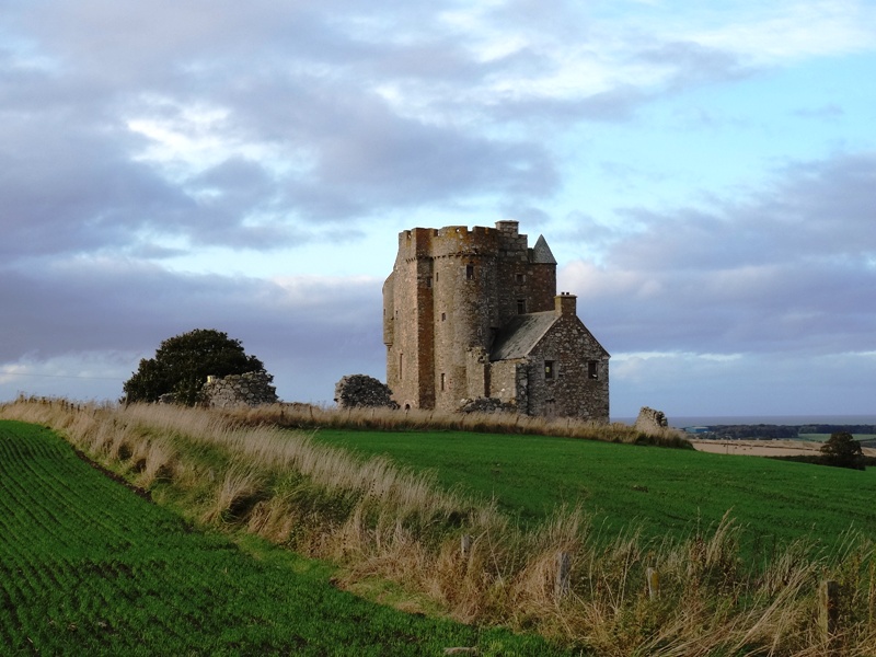 Approach to Inchdrewer Castle