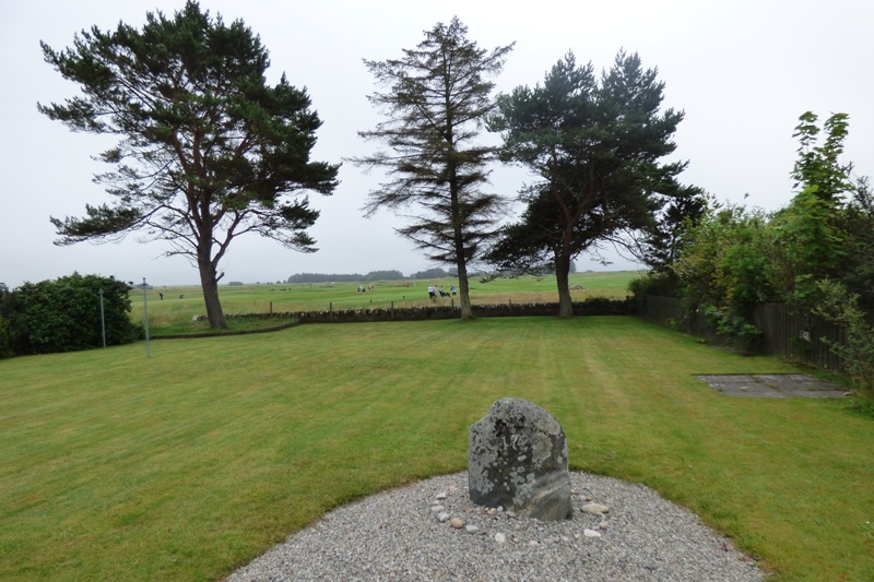 Memorial to Janet Horne - last person to be executed in Scotland for Witchcraft 