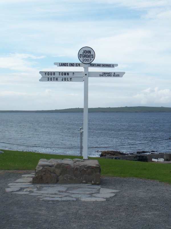 John o Groats Signpost