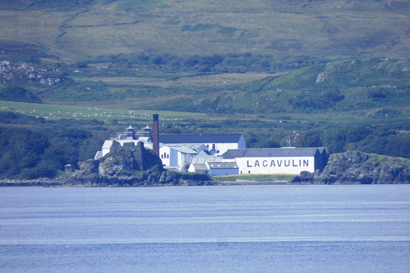Lagavulin Distillery viewed from the Islay Ferry