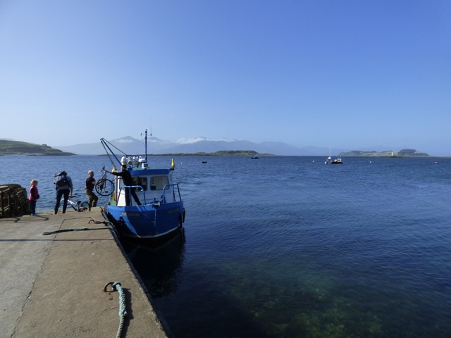 Boarding the Lismore Ferry